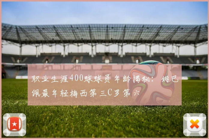 职业生涯400球球员年龄揭秘：姆巴佩最年轻梅西第三C罗第六